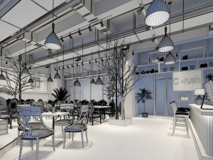 restaurant teahouse cafe drinks clubhouse 192 3D Model
