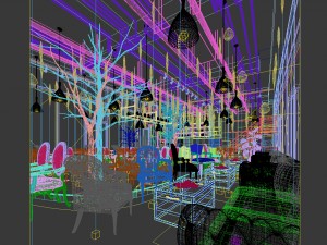 restaurant teahouse cafe drinks clubhouse 192 3D Model