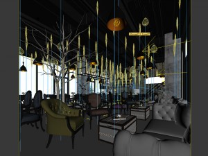 restaurant teahouse cafe drinks clubhouse 192 3D Model
