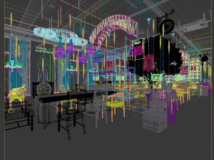 restaurant teahouse cafe drinks clubhouse 193 Modelo 3D