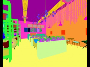 restaurant teahouse cafe drinks clubhouse 194 Model 3D