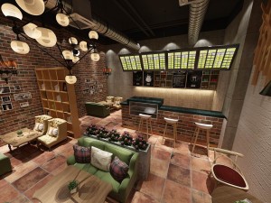 restaurant teahouse cafe drinks clubhouse 194 Model 3D