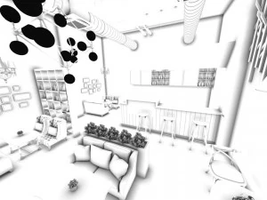 restaurant teahouse cafe drinks clubhouse 194 3D Model