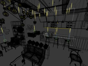 restaurant teahouse cafe drinks clubhouse 194 3D Model