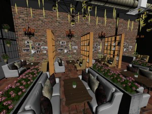 restaurant teahouse cafe drinks clubhouse 194 3D Model