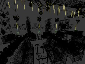 restaurant teahouse cafe drinks clubhouse 194 3D Model