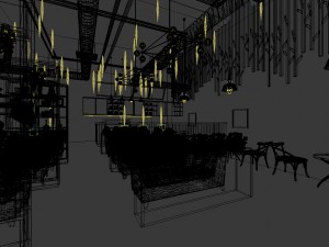 restaurant teahouse cafe drinks clubhouse 194 Model 3D