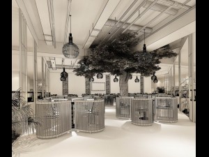 restaurant teahouse cafe drinks clubhouse 196 Modelo 3D