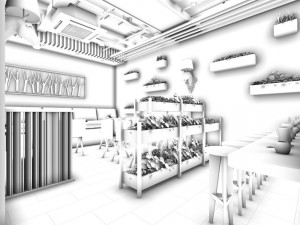 restaurant teahouse cafe drinks clubhouse 198 Modèle 3D