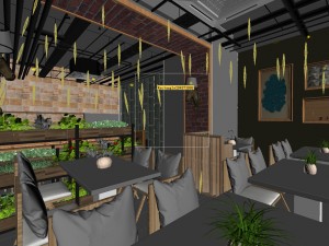 restaurant teahouse cafe drinks clubhouse 198 Modèle 3D