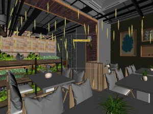 restaurant teahouse cafe drinks clubhouse 198 3D Model