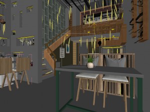 restaurant teahouse cafe drinks clubhouse 198 Modèle 3D