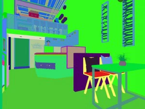 restaurant teahouse cafe drinks clubhouse 198 3D Model