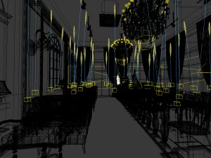 restaurante casa de t&eacute; cafeter&iacute;a bebidas casa club 199 Modelo 3D