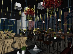 restaurant teahouse cafe drinks clubhouse 199 3D Модель