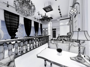 restaurant teahouse cafe drinks clubhouse 199 3D Модель