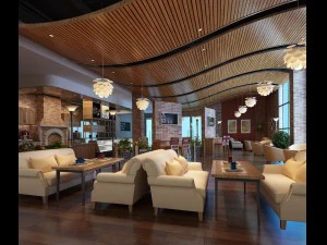 restaurante casa de chá café bebidas clube 202 Modelo 3D