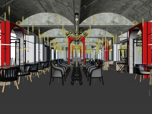 restaurant teahouse cafe drinks clubhouse 203 3D Модель