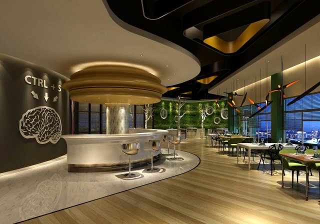 restaurant teahouse cafe drinks clubhouse 204 3D 모델 .c4d .max .obj .3ds .fbx .stl .blend 