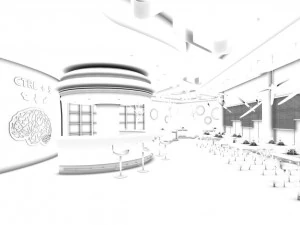 restaurant teahouse cafe drinks clubhouse 204 3D Model