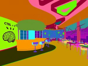 restaurant teahouse cafe drinks clubhouse 204 3D Model