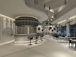 restaurant teahouse cafe drinks clubhouse 204 3D Model