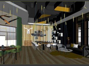restaurant teahouse cafe drinks clubhouse 204 3D 모델