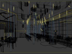 restaurant teahouse cafe drinks clubhouse 204 3D 모델