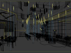 restaurant teahouse cafe drinks clubhouse 204 3D Model