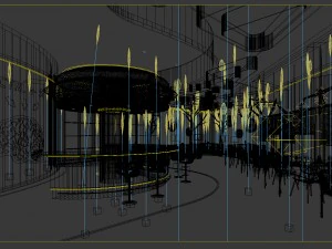 restaurant teahouse cafe drinks clubhouse 204 3D Model