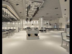 restaurant teahouse cafe drinks clubhouse 205 Modèle 3D