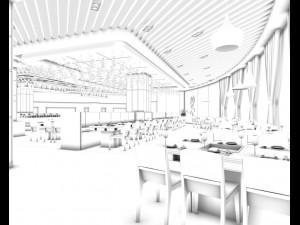 restaurant teahouse cafe drinks clubhouse 205 Modèle 3D