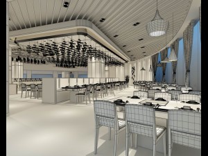 restaurant teahouse cafe drinks clubhouse 205 Modèle 3D