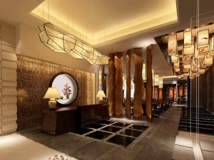 restaurante casa de chá café bebidas clube 206 Modelo 3D