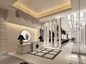 restaurant teahouse cafe drinks clubhouse 206 3D Модель
