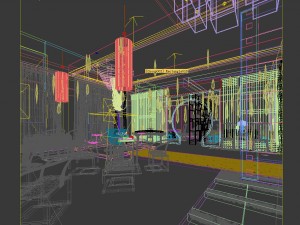 restaurant teahouse cafe drinks clubhouse 206 3D Модель