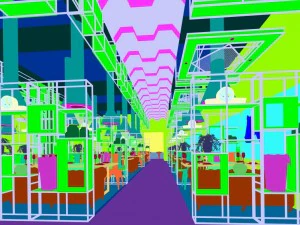 restaurante casa de ch&aacute; caf&eacute; bebidas clube 209 Modelo 3D