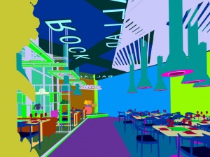 restaurant teahouse cafe drinks clubhouse 209 Modelo 3D