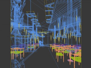 restaurant teahouse cafe drinks clubhouse 209 Modelo 3D