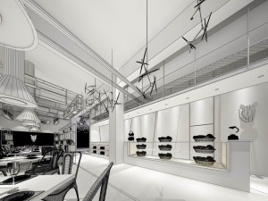 restaurant teahouse cafe drinks clubhouse 209 Modelo 3D