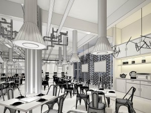 restaurant teahouse cafe drinks clubhouse 209 Modelo 3D