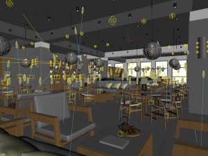 restaurant teahouse cafe drinks clubhouse 187 3D Model