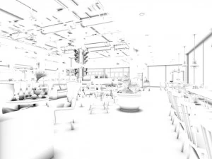 restaurant teahouse cafe drinks clubhouse 189 3D Model