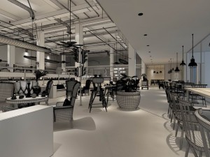 restaurant teahouse cafe drinks clubhouse 189 3D मॉडल