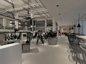 restaurant teahouse cafe drinks clubhouse 189 3D Model