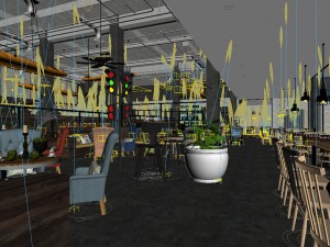 restaurant teahouse cafe drinks clubhouse 189 3D मॉडल