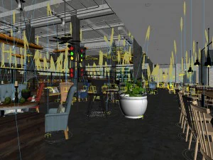 restaurant teahouse cafe drinks clubhouse 189 3D Model