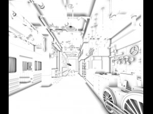 restaurant teahouse cafe drinks clubhouse 200 Model 3D