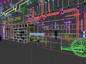 restaurant teahouse cafe drinks clubhouse 200 3D Model