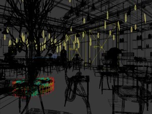 restaurant teahouse cafe drinks clubhouse 201 3D Model